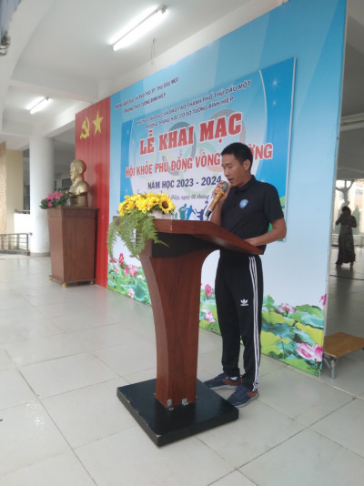 Liên đội trường THCS Tương Bình Hiệp tổ chức lễ khai mạc Hội Khỏe Phù Đổng cấp trường năm học 2023- 2024