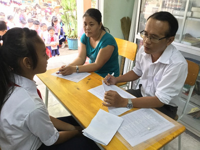 Học sinh trả lời câu hỏi của giáo viên