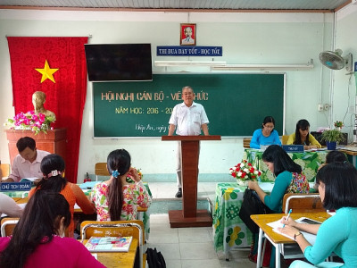 Hội Nghị Cán Bộ Viên Chức 2016 - 2017