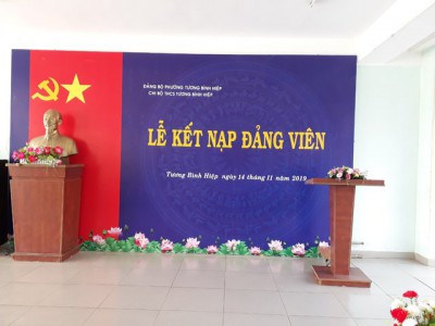 Lễ kết nạp Đảng viên mới năm học 2019 - 2020