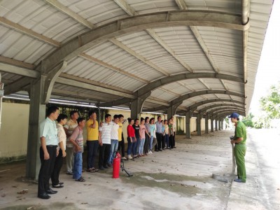 Tập huấn kiến thức Phòng cháy và chữa cháy