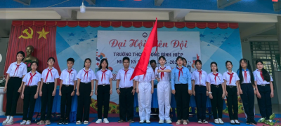 Liên đội Trường THCS Tương Bình Hiệp tổ chức Đại hội Liên Đội nhiệm kỳ năm học 2025 - 2026