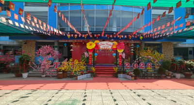 Trường THCS Tương Bình Hiệp tham gia hội thi “Mỗi sân trường là một điểm check in – xuân yêu thương”