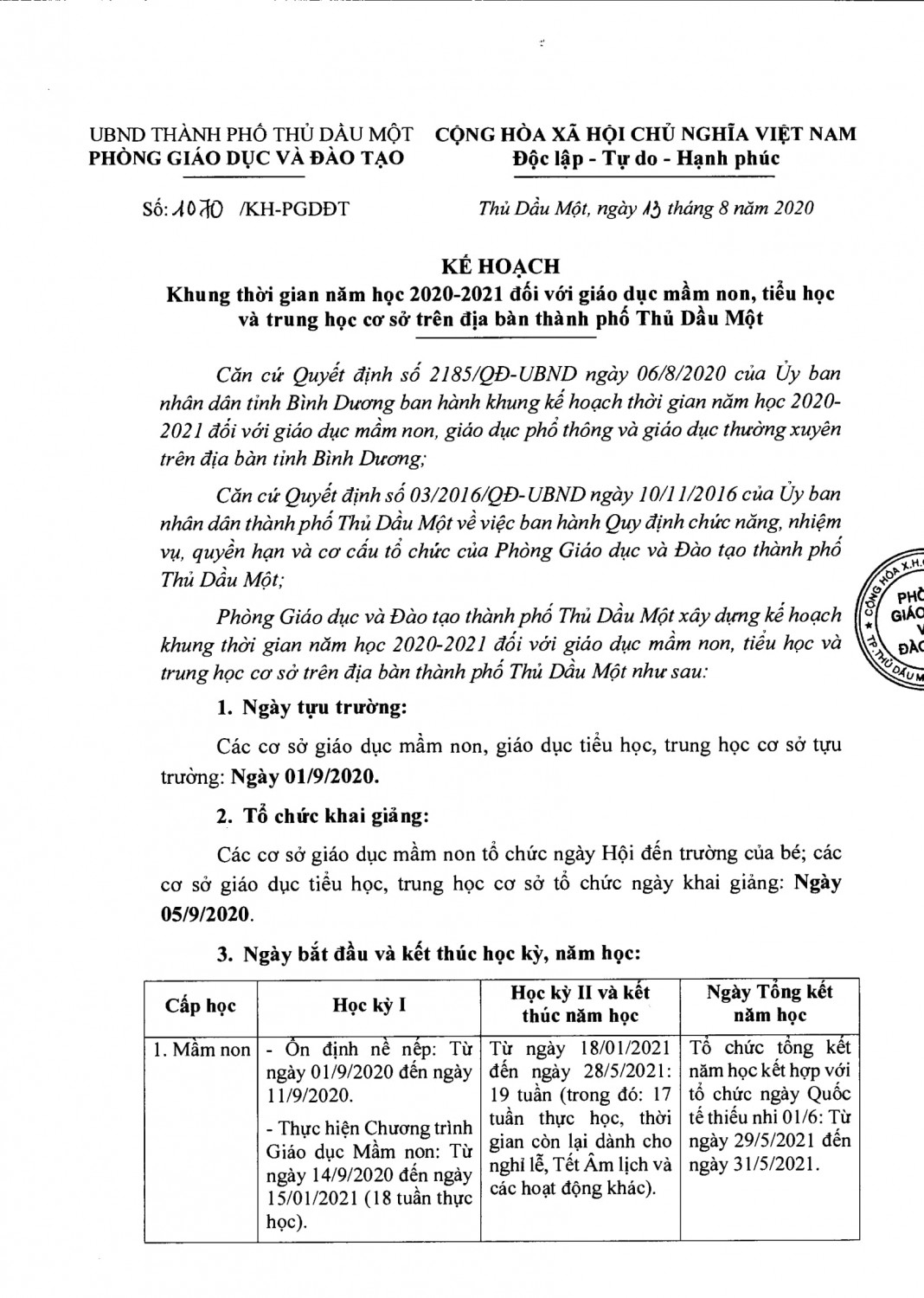 Van ban di 1070 Khung NH 13 08 2020 1