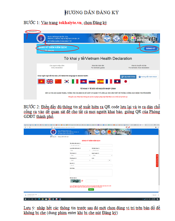 Tiếp tục thực hiện các biện pháp phòng, chống COVID-19 trong tình hình mới tại các trường học trực thuộc trong tình hình mới trên địa bàn thành phố