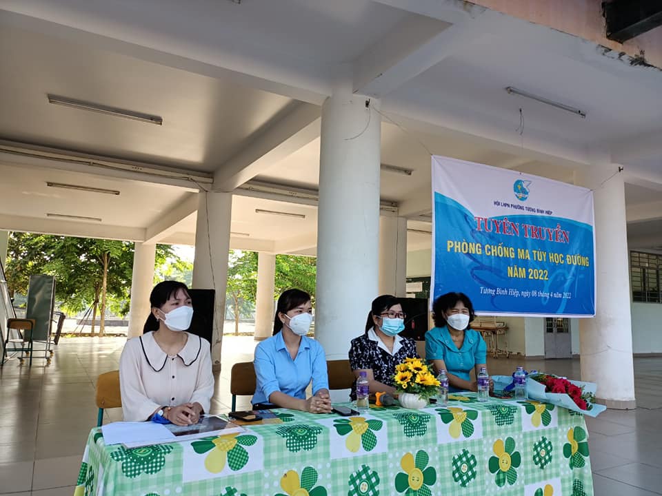 Hội LHPN Phường Tương Bình Hiệp, TP Thủ Dầu Một Tổ Chức Tuyên Truyền “ Phòng, Chống Ma Túy Học Đường” Năm 2022.