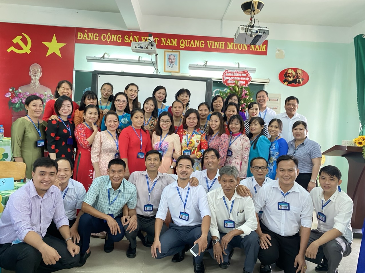 Trường THCS Tương Bình Hiệp tổ chức Hội nghị cán bộ, viên chức