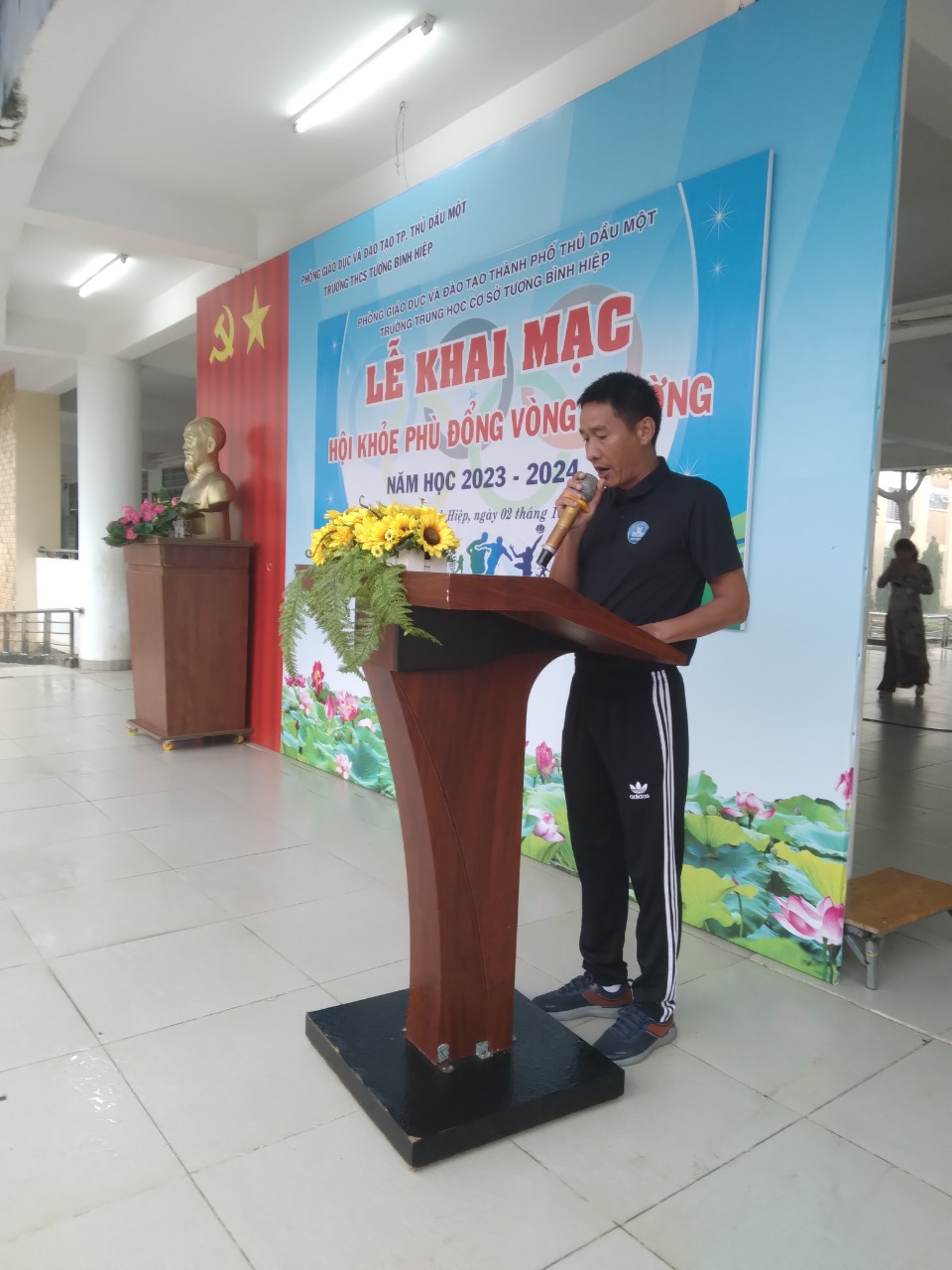 Liên đội trường THCS Tương Bình Hiệp tổ chức lễ khai mạc Hội Khỏe Phù Đổng cấp trường năm học 2023- 2024