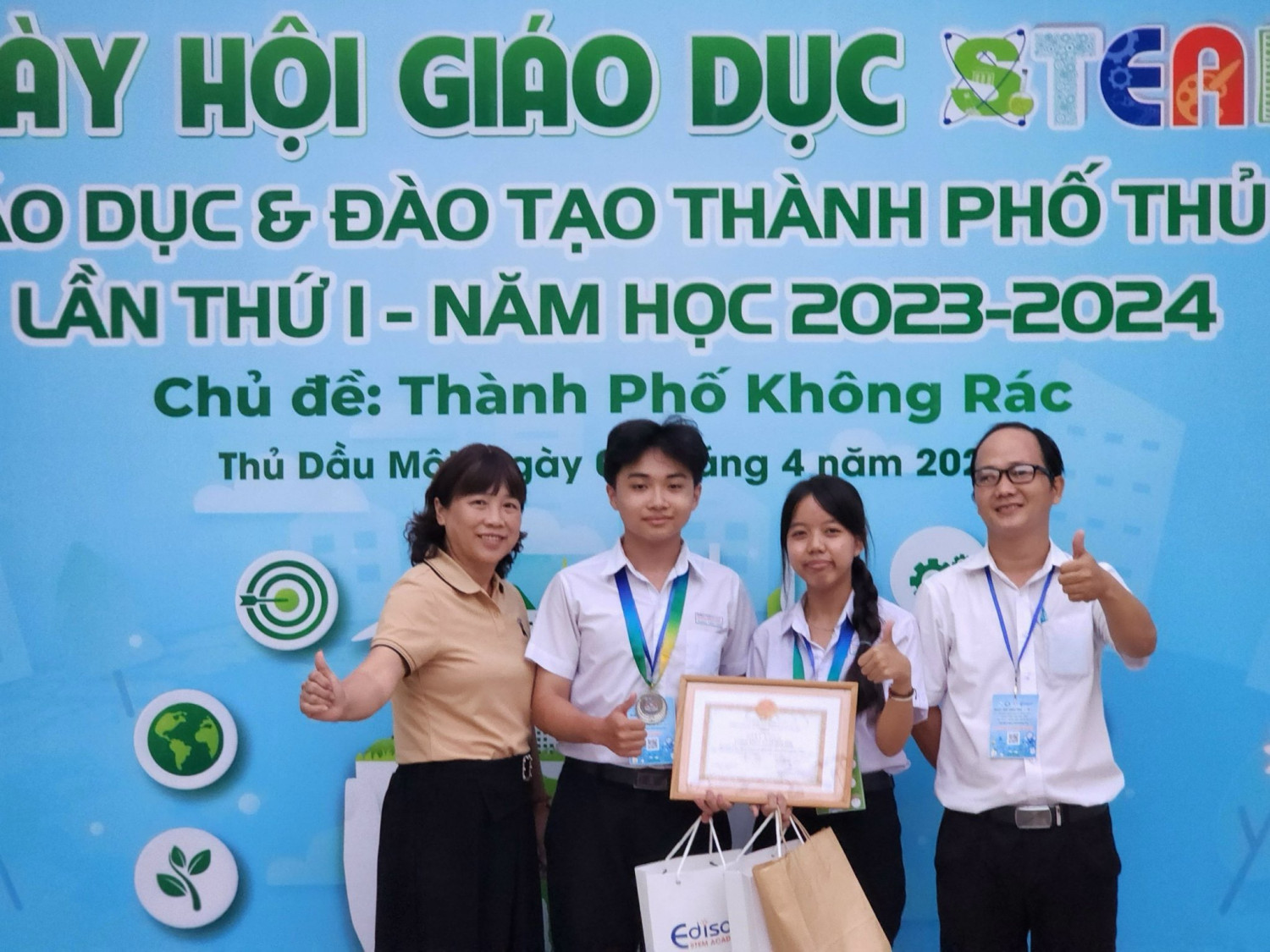 Ngày Hội Chuyển Đổi Số và Giáo Dục STEAM Ngành Giáo Dục và Đào Tạo Thành Phố Thủ Dầu Một Lần Thứ I_ Năm Học 2023- 2024