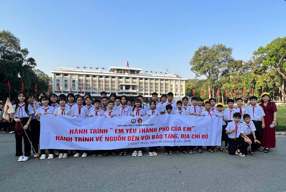 Trường THCS Tương Bình Hiệp tổ chức Hoạt động trải nghiệm cho học sinh